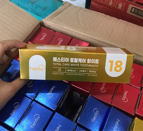 Kem đánh răng Hàn Quốc Hestia Vàng 120g