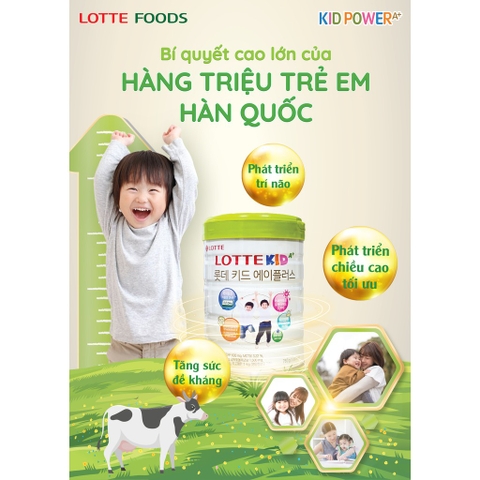 Sữa LOTTE KID A+ Hàn Quốc 760G (1-10 tuổi)