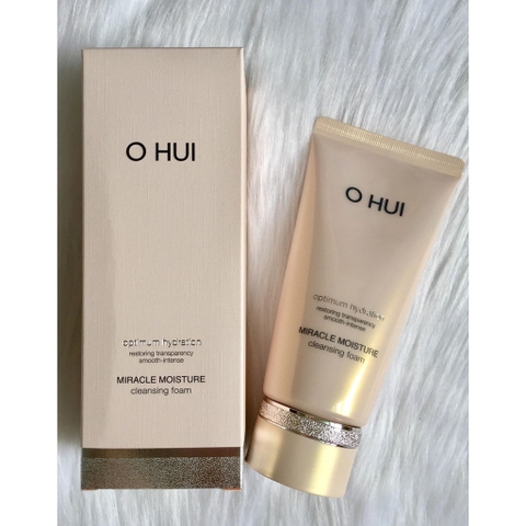 Sữa Rửa Mặt Dưỡng Ẩm Ohui Miracle Moisture Cleansing Foam 200ml