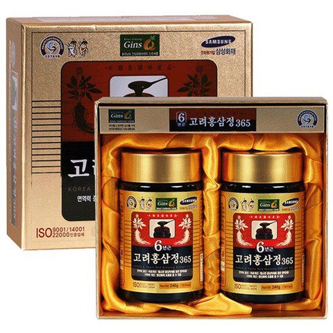 Cao Hồng Sâm 6 Năm 365 Hộp 2 Hũ * 240g