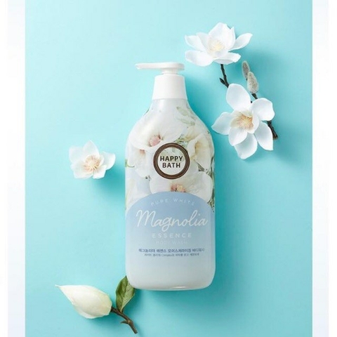 Sữa tắm Happy Bath Magnolia Essence - HOA MỘC LAN 900ml