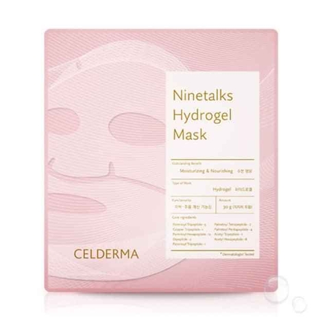 Mặt nạ thạch Celderma Ninetalks Hydrogel Mask ( Hồng )