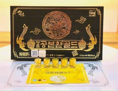 Viên Đông Trùng Hạ Thảo Hàn Quốc hộp gỗ đen 60 viên