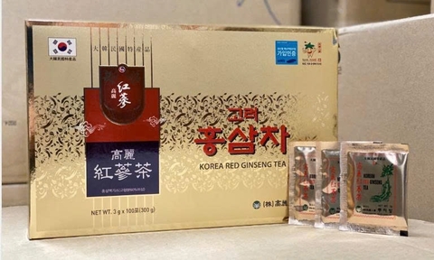 Trà Hồng Sâm Okinsam Hàn Quốc Hộp 100 gói