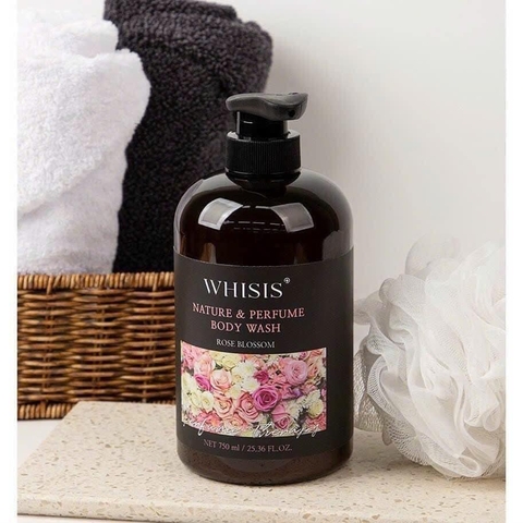 Sữa tắm hoa hồng WHISIS Nature & Parfum Body Wash Rose Blossom (750ml)
