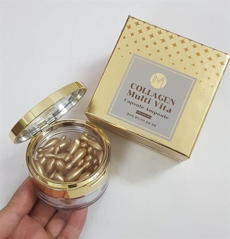 Collagen tươi Ammud Multi Vita Capsule Ampoule 38 viên