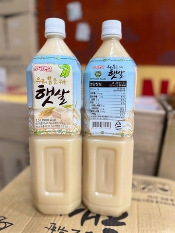 Nước Gạo – Sữa Gạo Hàn Quốc Sahmyook 1.5L