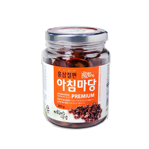 Sâm lát tẩm mật ong ACHIMMADANG Hàn Quốc lọ 200g (Achimmadang Hongsam Slice PREMIUM)