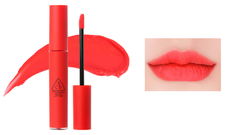 Son 3CE Kem Velvet Lip Tint Màu Save Me - San Hô Neon