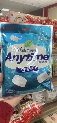 Kẹo bạc hà Anytime Mint 92g