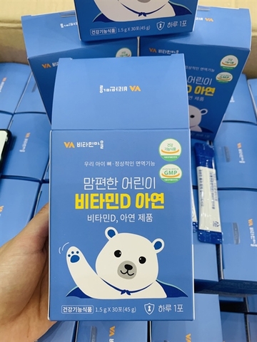 MEN TĂNG CHIỀU CAO & D3 TRẺ EM DẠNG BỘT (30 GÓI)