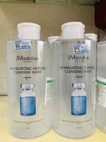 Nước Tẩy Trang JM Solution H9 Hyaluronic – Sạch Sâu, Dưỡng Ẩm, Dịu Lành Cho Mọi Loại Da