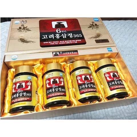 Cao Hồng Sâm 6 Năm 365 Hộp 4 Hũ (240g x 4 hũ)