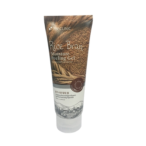 Tẩy tế bào chết chiết xuất gạo 3W Clinic Rice Brown Moisture Peeling 180ml