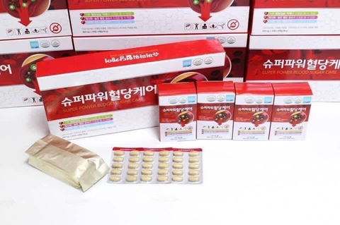 Viên Uống Hỗ Trợ Trị Tiểu Đường GMP SUPER POWER BLOOD SUGAR CARE Hộp 120 viên