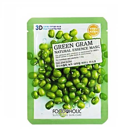 Mặt Nạ 3D Dưỡng Da Đậu Xanh FoodAHolic Green Gram 23g
