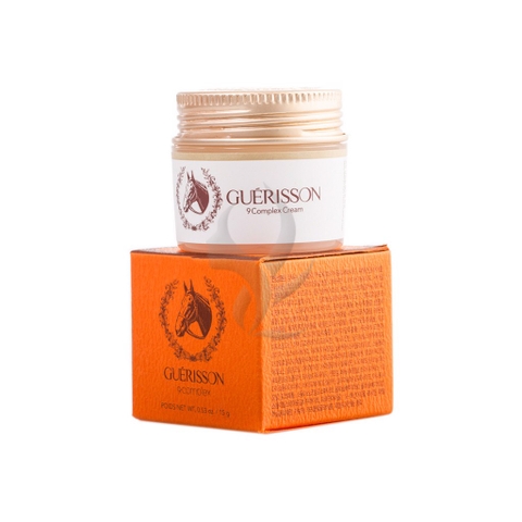 Kem Dưỡng Trắng Da Dầu Ngựa Mini Guerisson 9 Complex Cream Cho Da Khô 15g