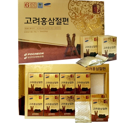 Hồng Sâm Hàn Quốc Lát Tẩm Mật Ong Pocheon 200g