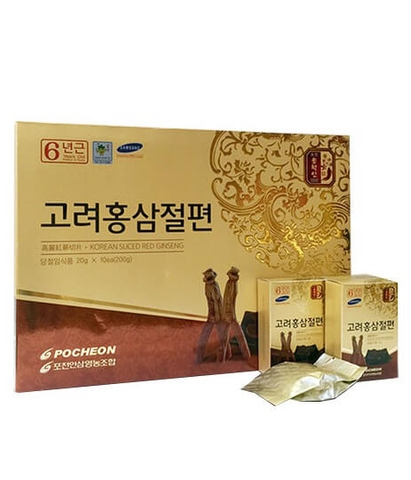 Hồng Sâm Hàn Quốc Lát Tẩm Mật Ong Pocheon 200g