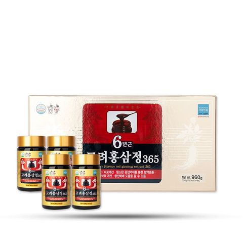 Cao Hồng Sâm 6 Năm 365 Hộp 4 Hũ (240g x 4 hũ)