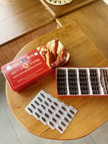 Viên đạm thiên sâm nhung hươu linh chi Cheon Hàn Quốc (120 viên)