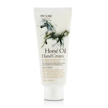 Kem Dưỡng Da Tay 3W Clinic Từ Dầu Ngựa Horse Oil Hand Cream 100ml