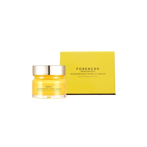 Kem Dưỡng Da Ban Đêm Forencos Màu Vàng Wonderwerk Marula Cream