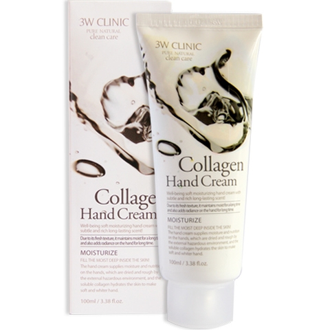 Kem Dưỡng Da Tay Collagen 3W Clinic 100ml