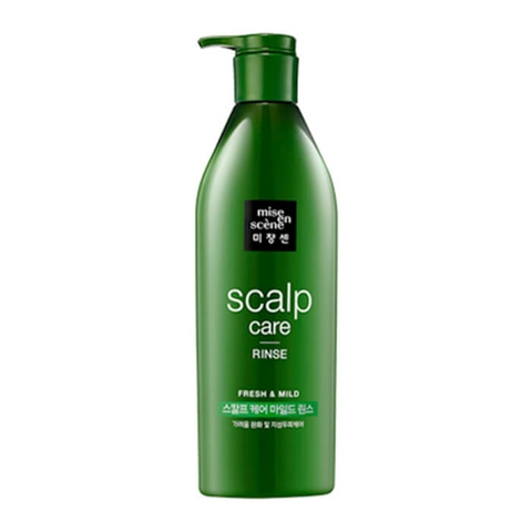Dầu Xả Làm Mượt Tóc Mise En Scene Scalp 530ml Màu Xanh