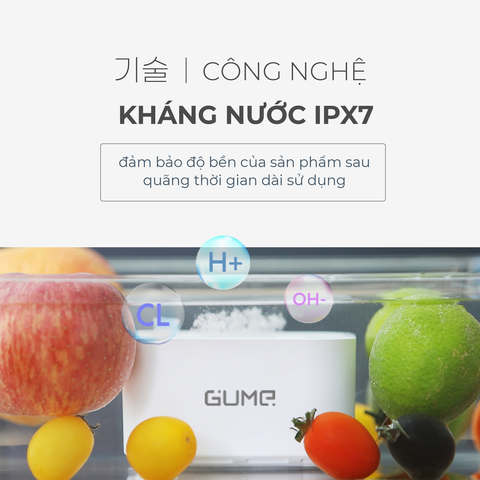 Máy khử khuẩn thực phẩm Gume Hàn Quốc OWM-01