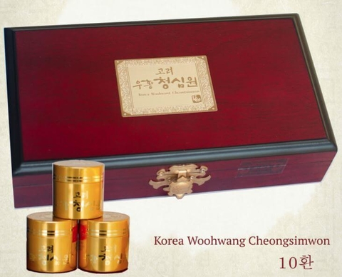 Ngưu Hoàng Thanh Tâm Hộp Gỗ 10 viên
