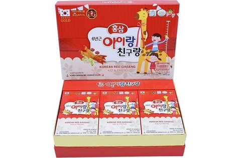 Nước Hồng sâm Baby Kid & Friend Hàn Quốc 30 gói x 20ml