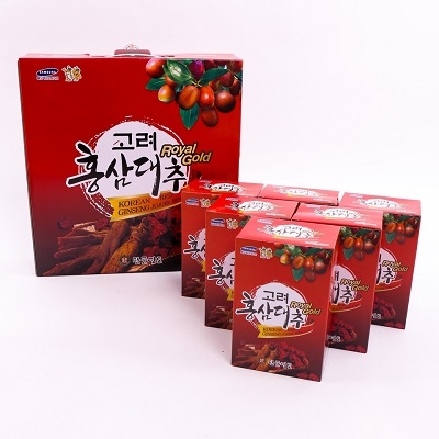 Nước Hồng Sâm Táo Đỏ Royal Gold Hộp 30 gói x 80ml