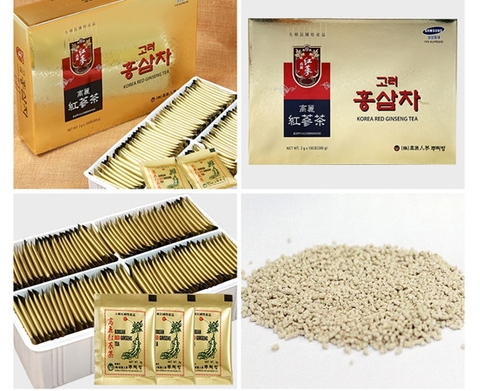 Trà Hồng Sâm Okinsam Hàn Quốc Hộp 100 gói