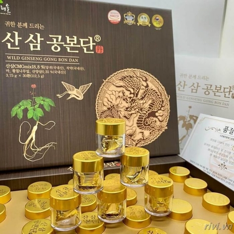 Viên Hoàn Hồng Sâm Núi Wild Ginseng Gong Bon Dan Hàn Quốc (30 viên)