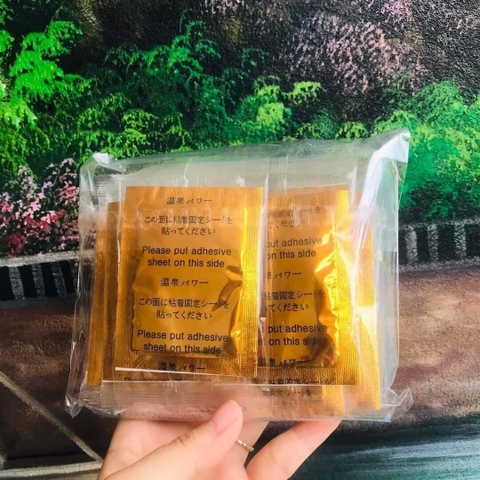 Miếng dán thải độc chân Hàn Quốc GOLD Detox Foot Patch (30 miếng)