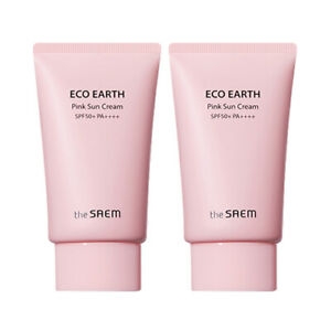 Kem Chống Nắng The Saem Eco Earth Pink Sun Cream SPF 50+ 50g