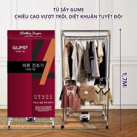 Tủ Sấy Quần Áo Cao Cấp GUME Hàn Quốc