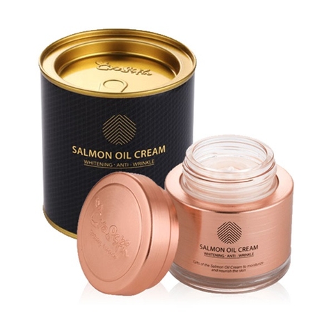Kem dưỡng dầu cá hồi Cre8skin 80g Hàn Quốc
