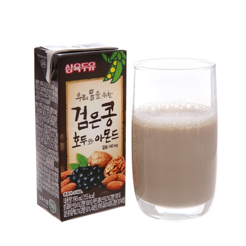 Sữa Óc Chó Hạnh Nhân Đậu Đen Nature (Vỉ 3 Hộp x 190ml)