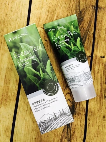 Sữa Rửa Mặt Chiết Xuất Trà Xanh 3W Clinic Green Tea Foam Cleansing
