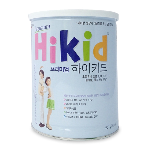 Sữa Hikid Tách Béo Vị Vani Hộp 600g