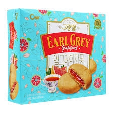 Bánh quy Earl Grey, vị Bưởi Trà-Hàn Quốc, hộp (228g)