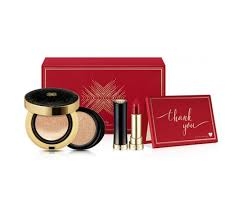 Bộ Sản Phẩm OHUI Phấn Nước Trang Điểm + Son Màu Có Dưỡng Sparkling Makeup Collection