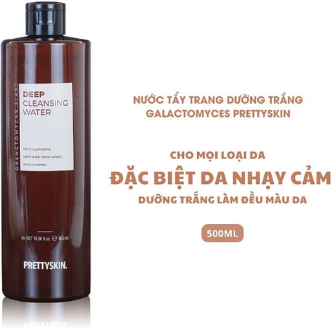 Nước Tẩy Trang PrettySkin Deep Cleansing Water (500ml)