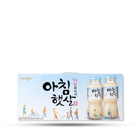 Nước Gạo Rang Woongjin Hàn Quốc (180ml/chai x 12)