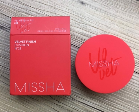 Phấn Nước Missha Velvet Finish Cushion SPF50 + PA +++ Tone 23 (15g)