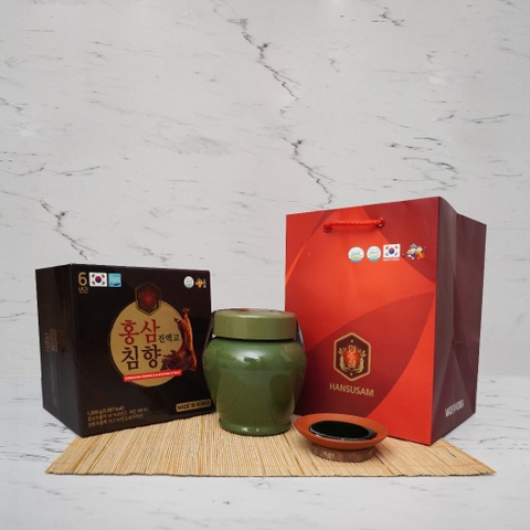 Cao Hồng Sâm Trầm Hương Hũ Hansusam Hàn Quốc (1kg)