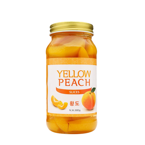 Đào Ngâm Hàn Quốc Yellow Peach Sweet Slices 680g