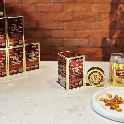 TINH DẦU THÔNG ĐỎ Premium P – MAX POWER GOLD 100 VIÊN HÀN QUỐC